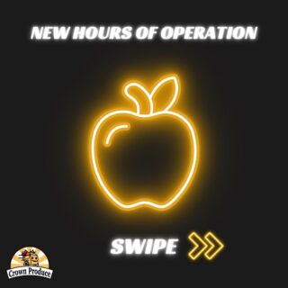 In order to better serve our customers, these new operating hours will be effective immediately. 

Our old hours were 8AM-5PM Monday-Friday. 

Swipe for new hours in the post. 

Thank you! 
🥬
🍋
🍍
🥒
🍅
🧅
#hoursofoperation #wholesale #foodprocessor #foodprocessing #foodservice #produce #fruits #vegetables #fruitsandveggies #maricopacounty #foodie #fyp #foryou #scottsdale #peoria #phoenix #glendale #surprise #goodyear #chandler #mesa